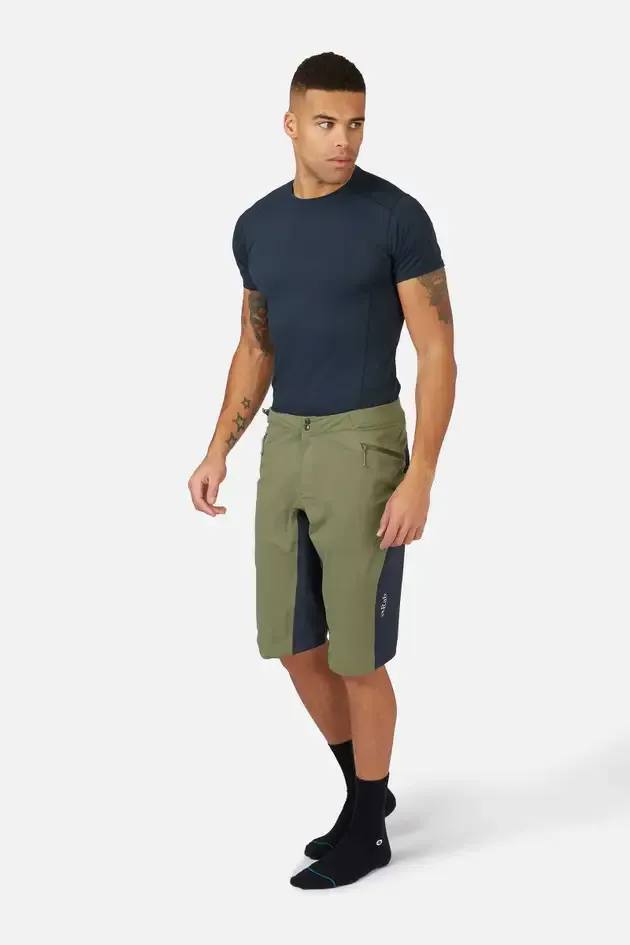 Rab Men's Cinder Kinetic Shorts Light Khaki 03