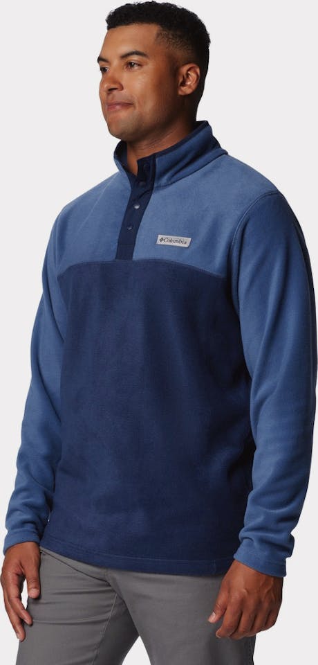 Columbia Men's Steens Mountain 1/2 Snap II Pullover Collegiate Navy, Dark Mountain 02