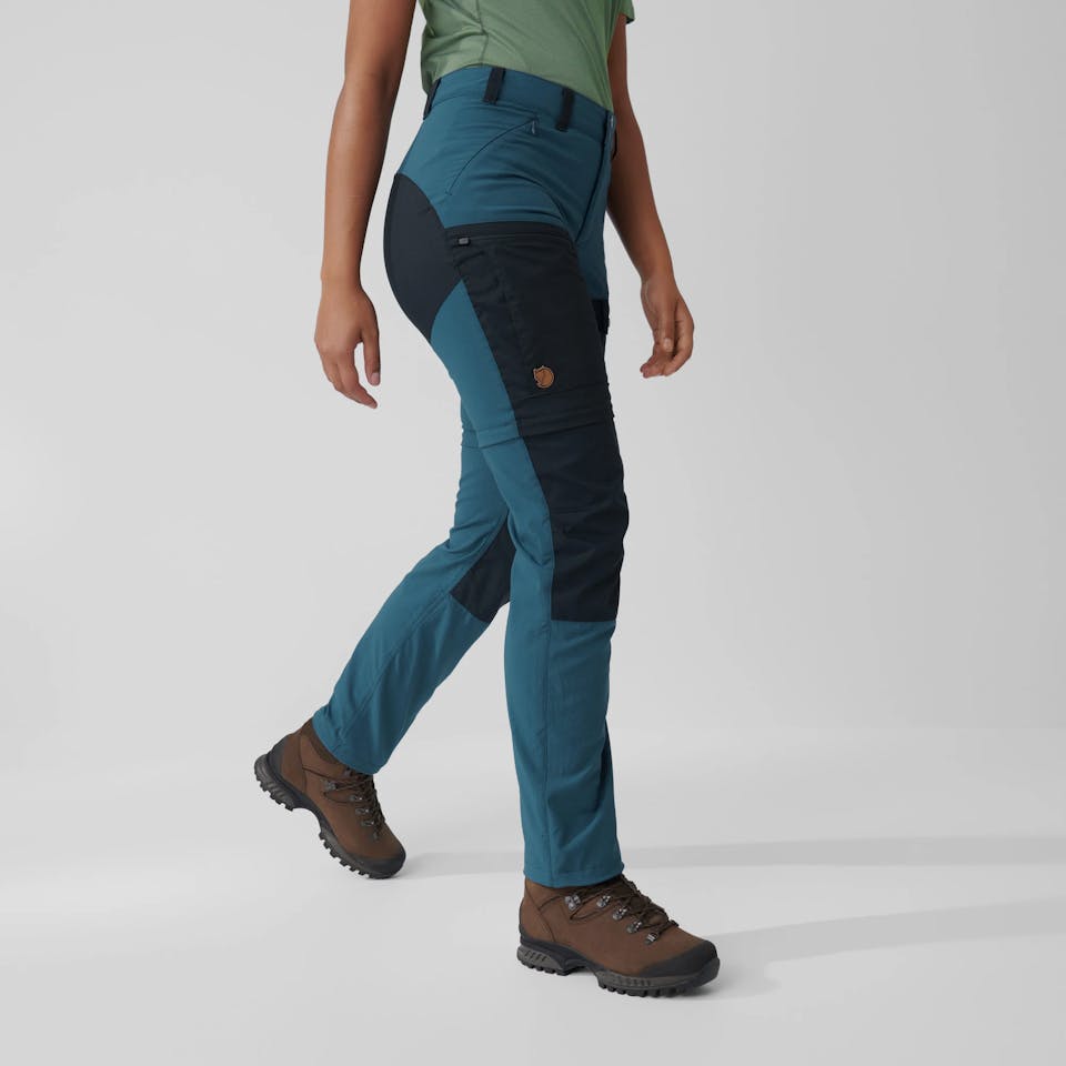 Fjällräven Women's Abisko Midsummer Zip Off Trousers Dusty Rose 04