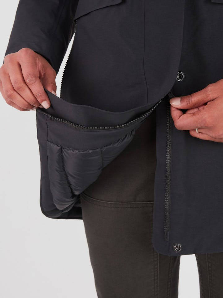 Marmot Women's Oslo GTX Jacket - Naisten vedenpitävä untuvatakki Musta 03