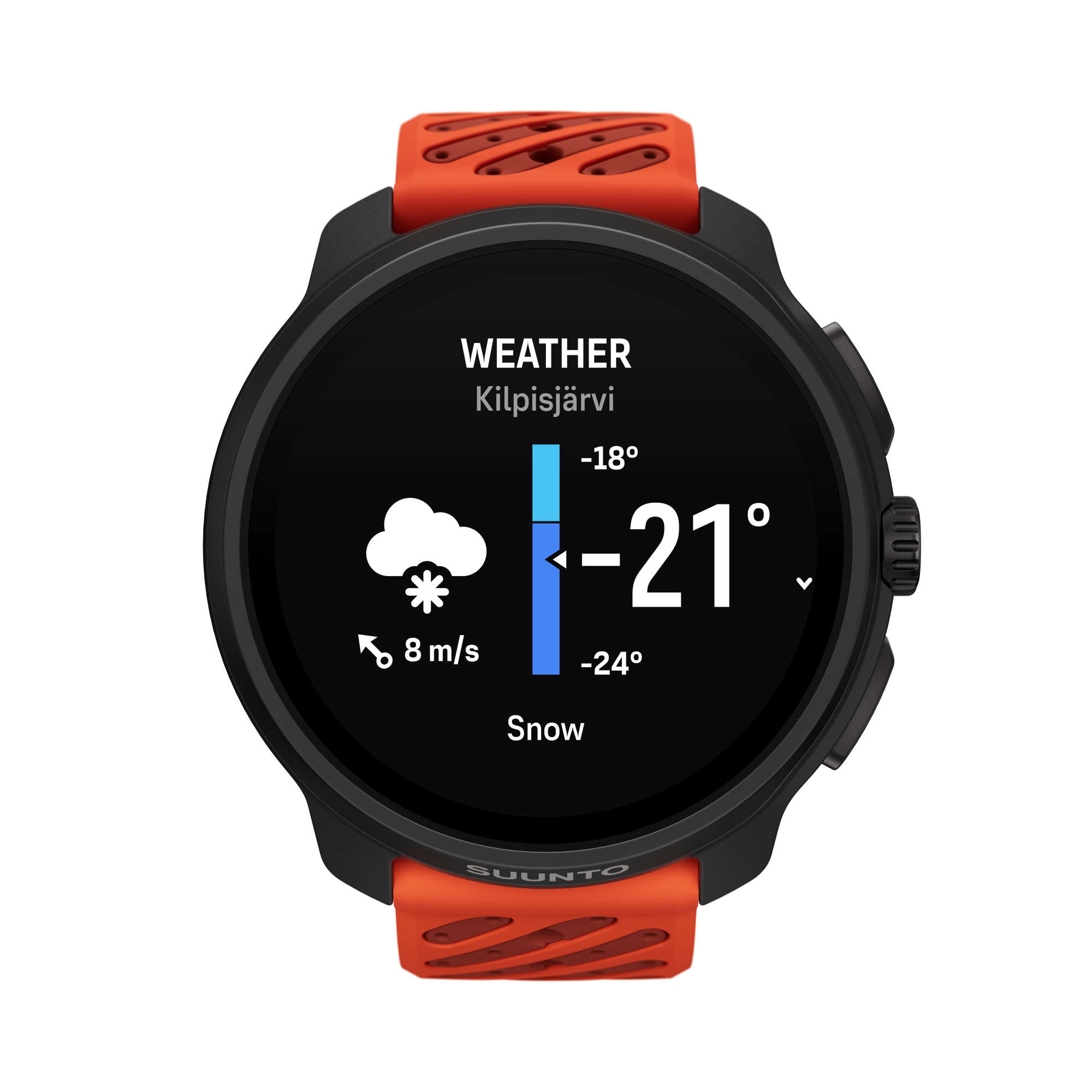 Suunto Race 2 Stainless Steel Coral Orange  14