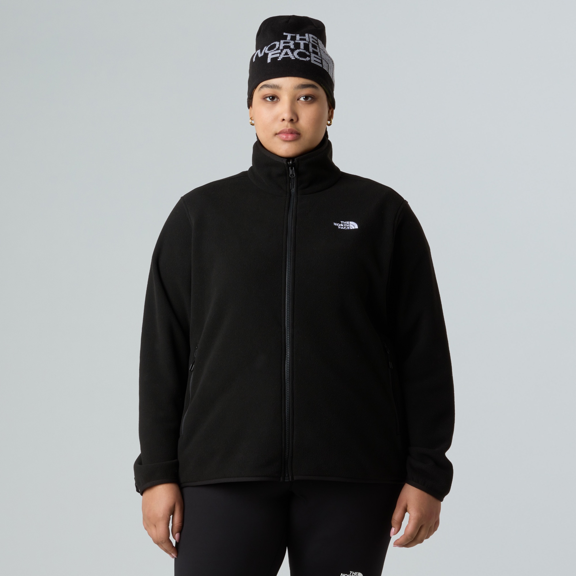 The North Face Women's Glacier Fleece + Jacket Black 05