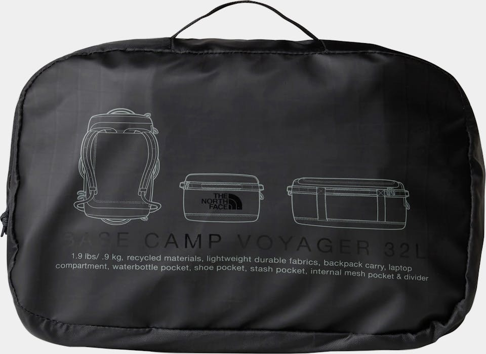 The North Face Base Camp Voyager 32 Duffel Black / Grey 06