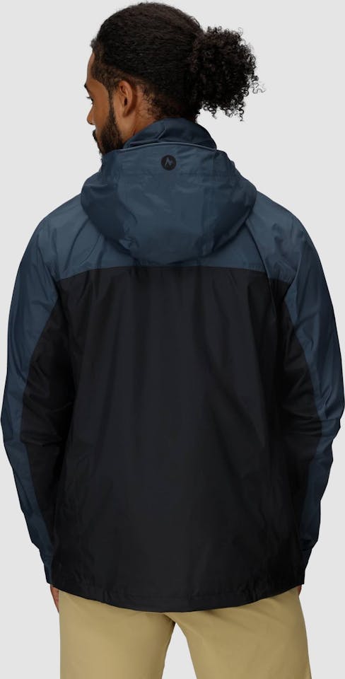 Marmot Men's Precip Eco Jacket Black/Thunderhead 08