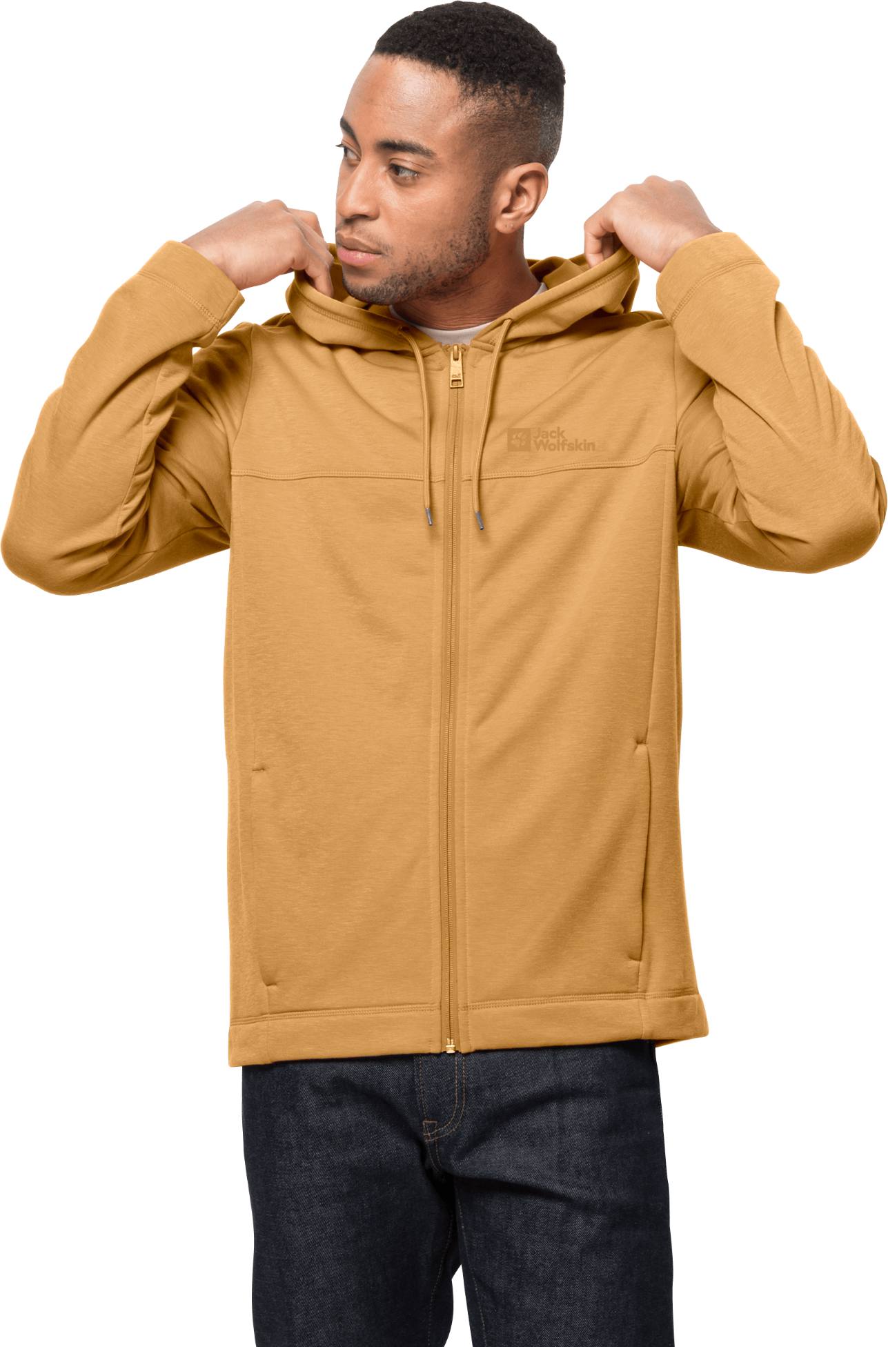 Jack Wolfskin Men's Waldsee Hooded Jacket Hunaja 02