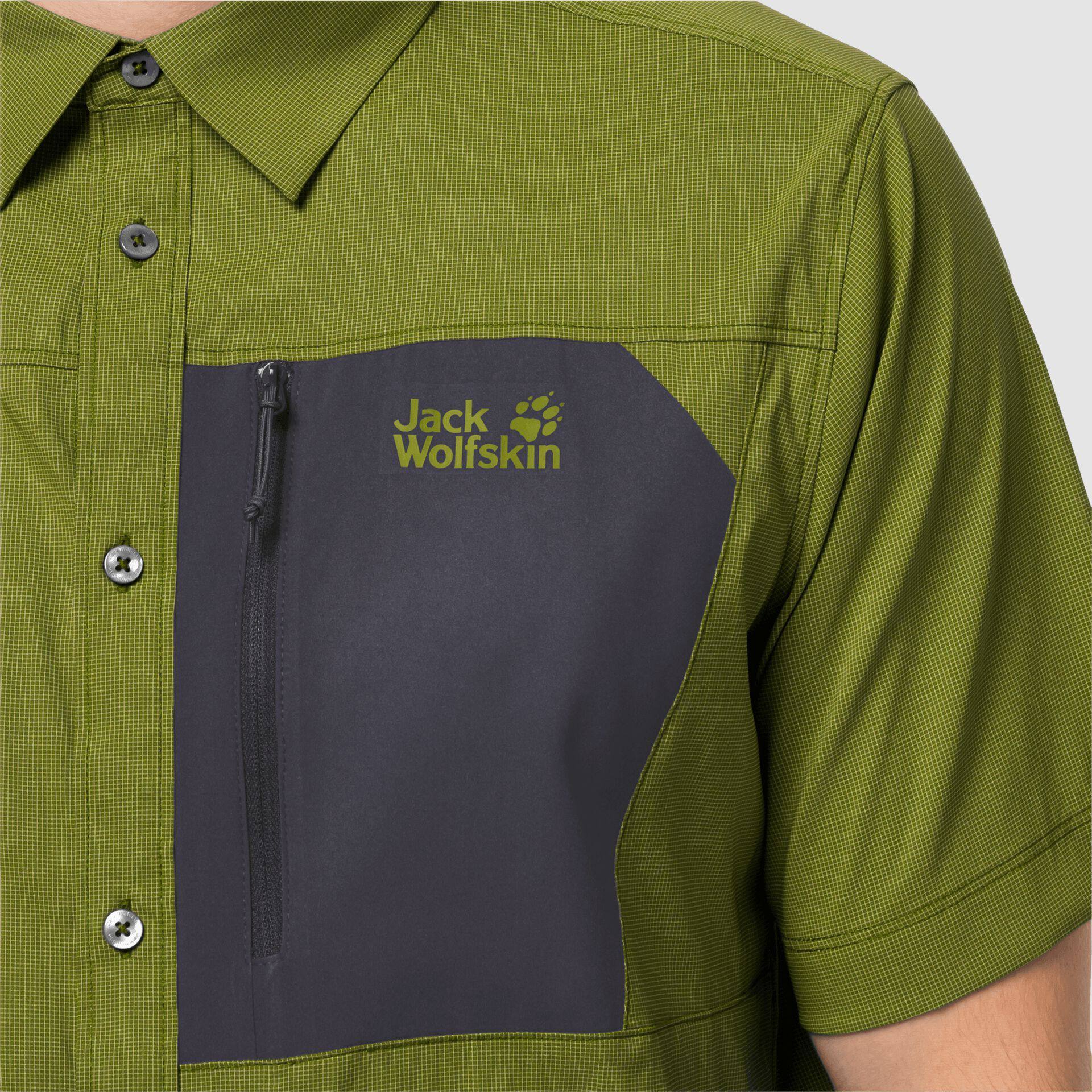 Jack Wolfskin Kenovo II SS Shirt Green 04