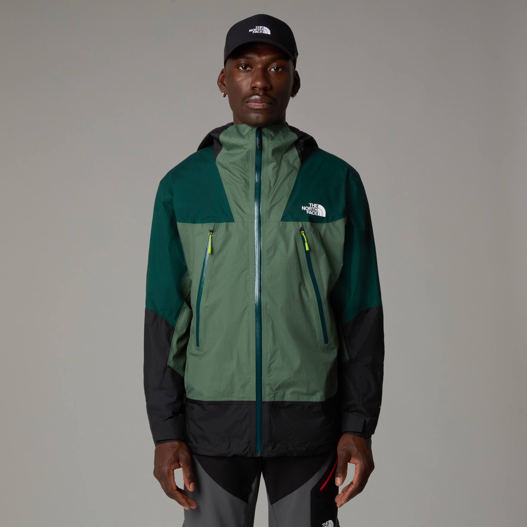 The North Face Men's Signal 2,5L DryVent Jacket Duck Green-Deep Nori-TNF Black 06