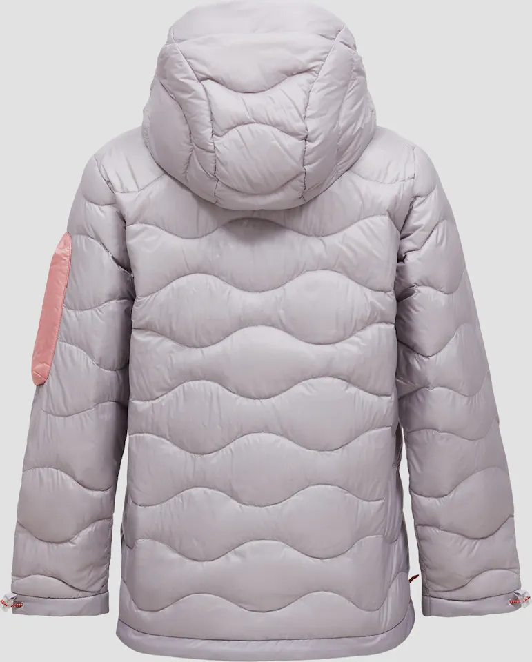 Peak Performance Women's Helium Utility Down Hood - Naisten kevytuntuvatakki Misty lavender / canary lime 06