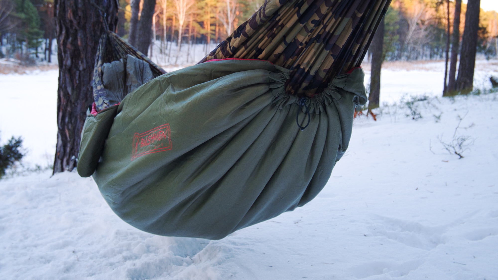 Bushmen Easy Underquilt 2,2m Green / Red 08