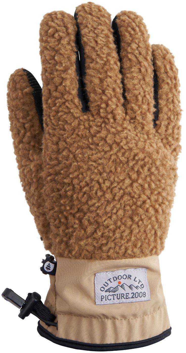 Picture Organic Clothing Chaku Sherpa Gloves Chocolate/Suklaa 04
