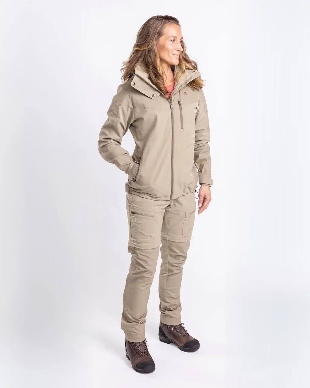 Pinewood Finnveden Hybrid Women's Jacket Light Khaki 03