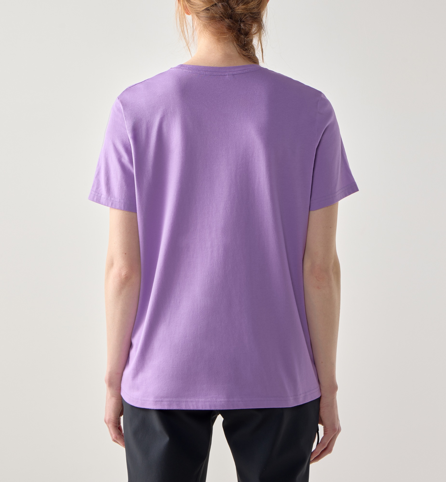 Haglöfs Women's Outsiders Tee Purple Ice 02