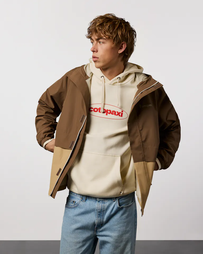 Cotopaxi Men's Rayu Rain Jacket Dune/Khaki 04