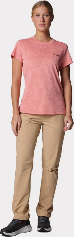 Columbia Women's Bluebird Canyon Tee Short Sleeve Alpenglow 06