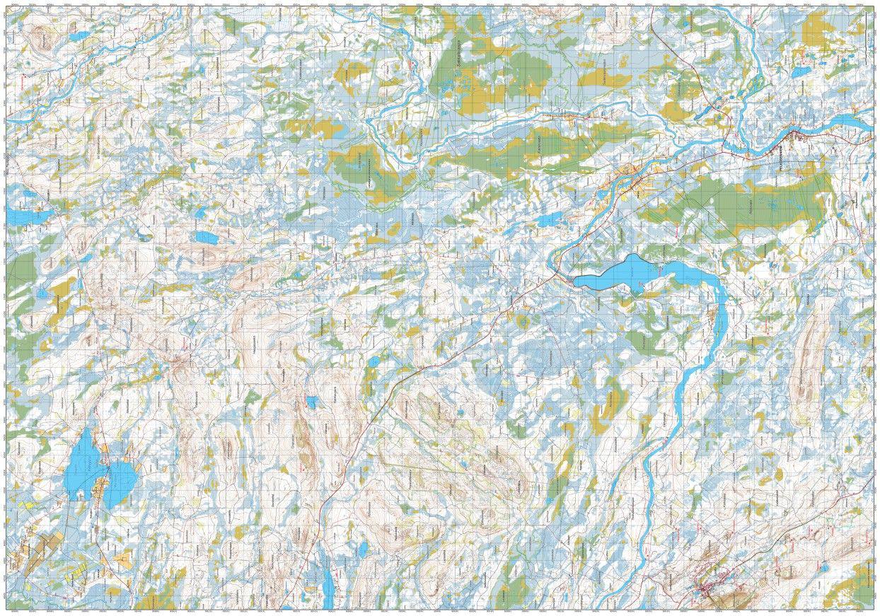 Karttakeskus Savukoski Pelkosenniemi Oratunturi  05