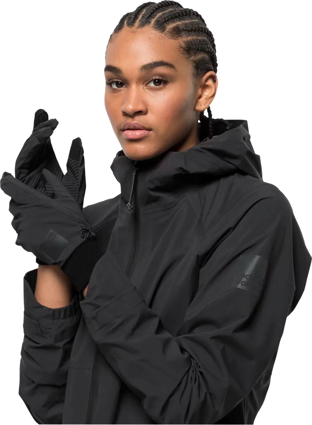 Jack Wolfskin Women's Bike Commute Glove Phantom 02