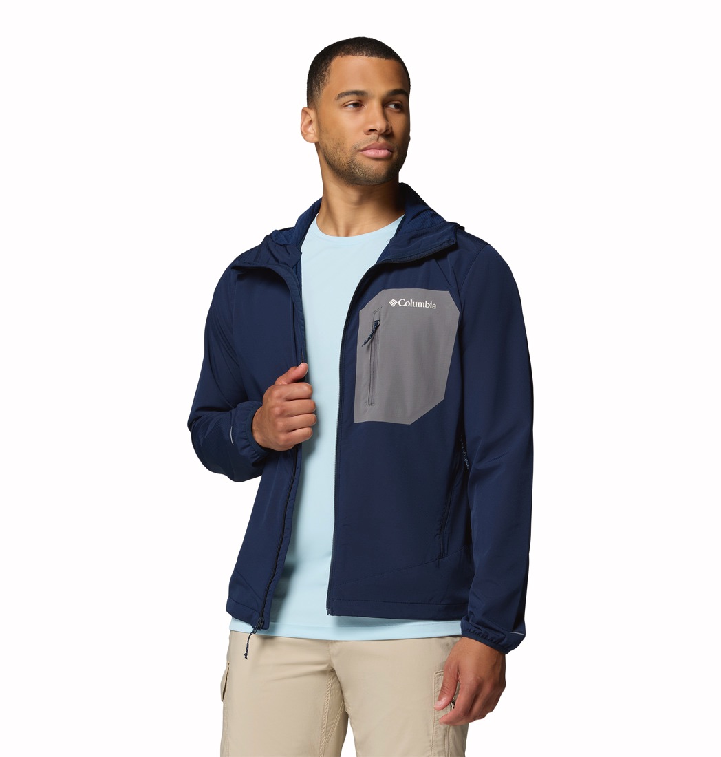 Columbia Men's Tall Heights III Hood Collegiate Navy 02