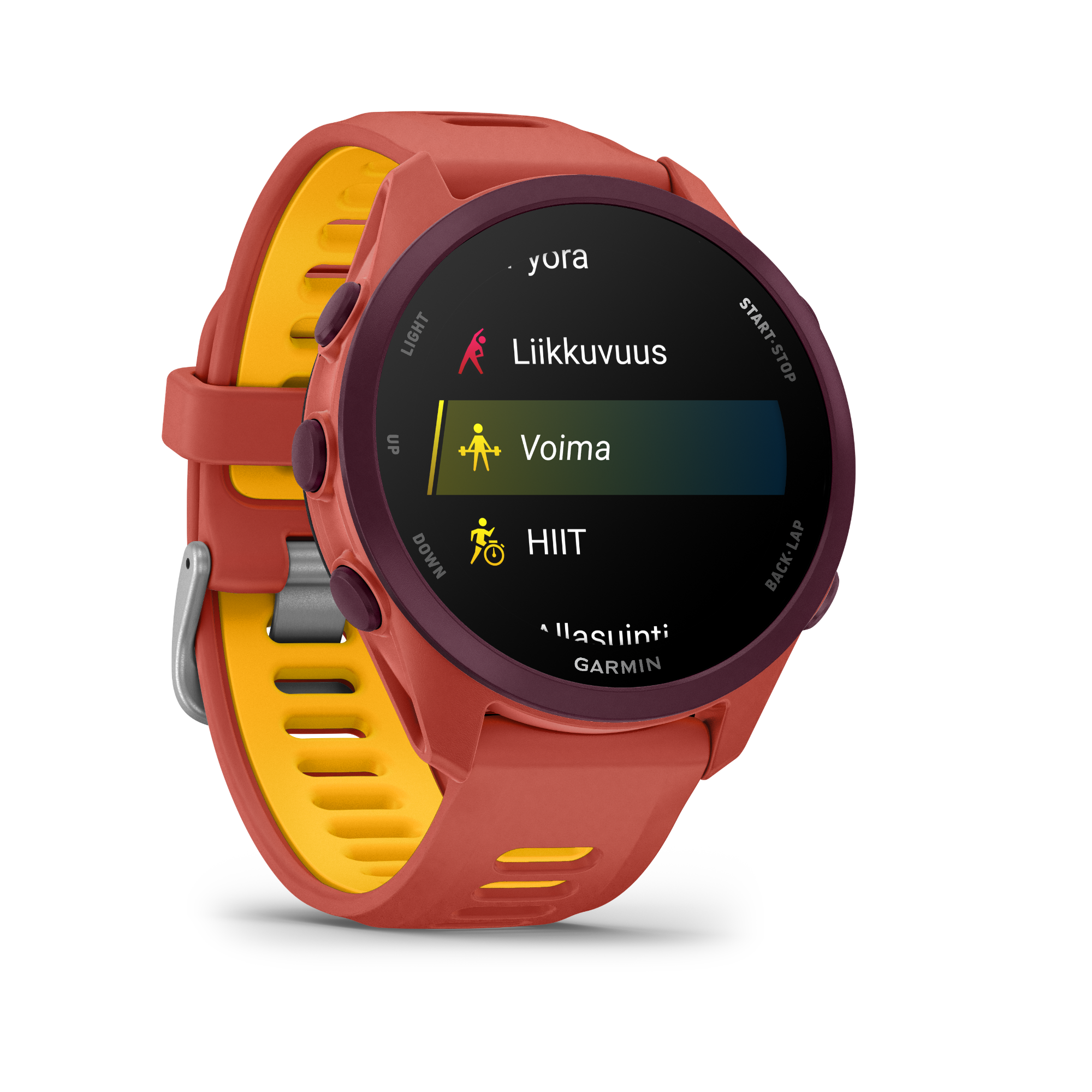 Garmin Forerunner 170 Music Red Pink/Mango  03