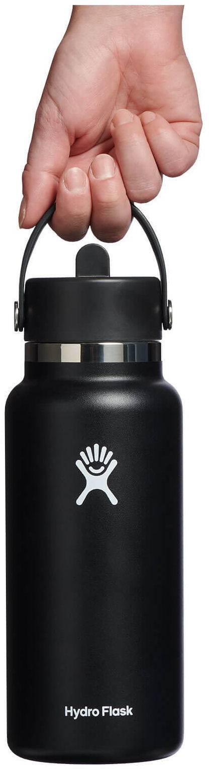 Hydro Flask 32oz Wide Flex Straw Cap Black 03