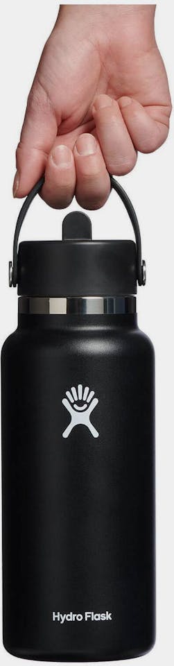 Hydro Flask 32oz Wide Flex Straw Cap Black 03