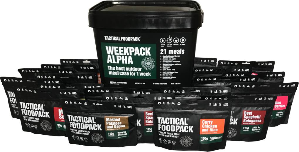 Tactical Foodpack Week Pack Alpha