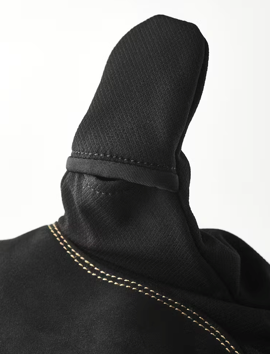 Hestra Windbreaker Pull Over Mitt Black 03