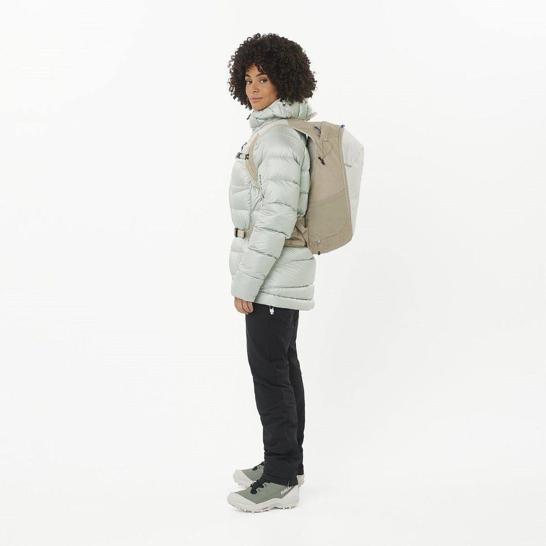 Salomon Women's Crosstrak Waterproof Agave Green/Black/Canary Green 03