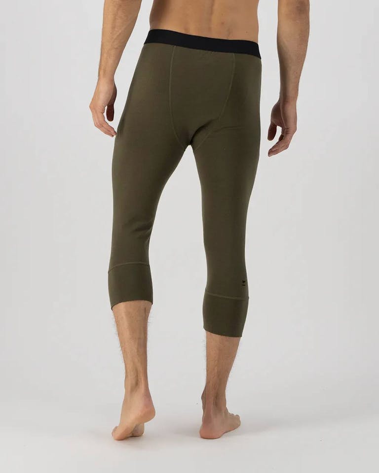 Mons Royale Men's Cascade 200 3/4 Legging Dark olive 06