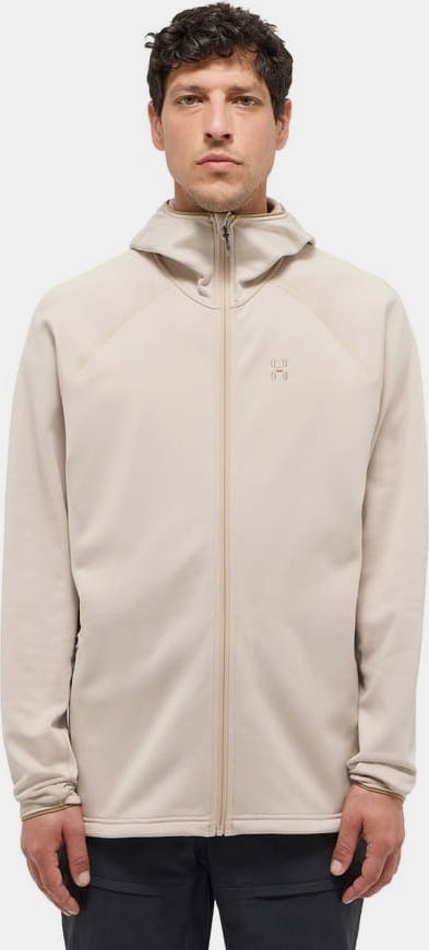 Haglöfs Men's Magma Mid Hood Chalk 02