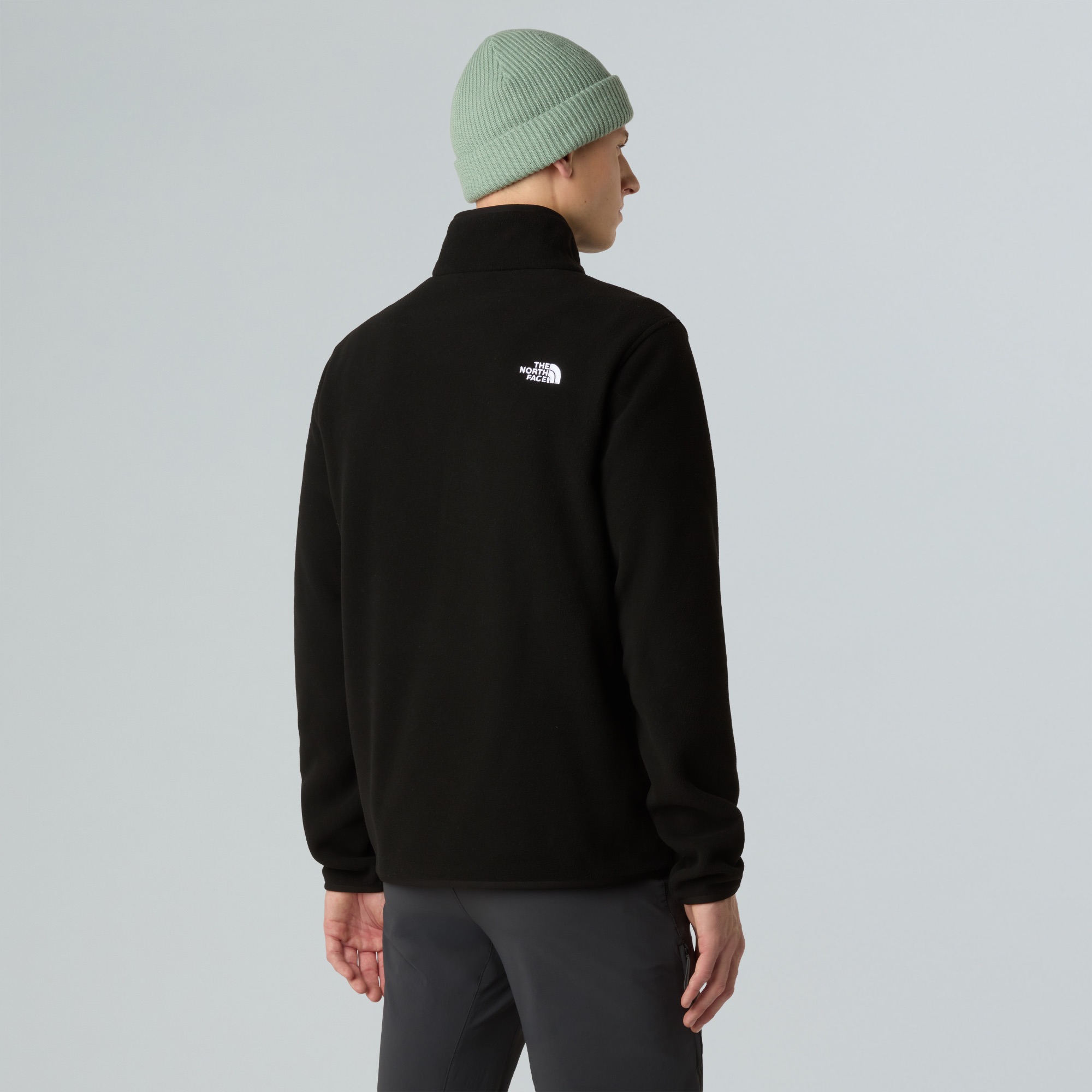 The North Face Men's Glacier Fleece 1/4 Zip Black 02