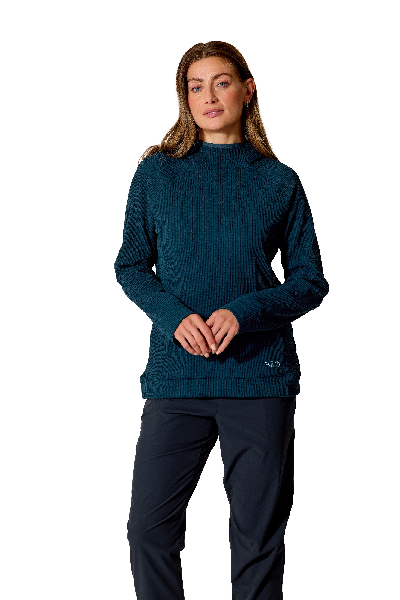 Rab Women's Hepton Pullover Hoody Tempest Blue 07