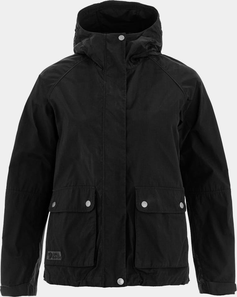Fjällräven Women's Vardag Vindby Jacket Black 01