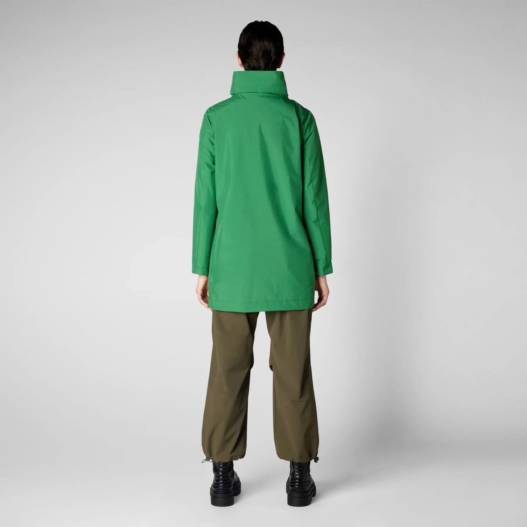 Save The Duck Women's Prisha Rain Coat Forest 02