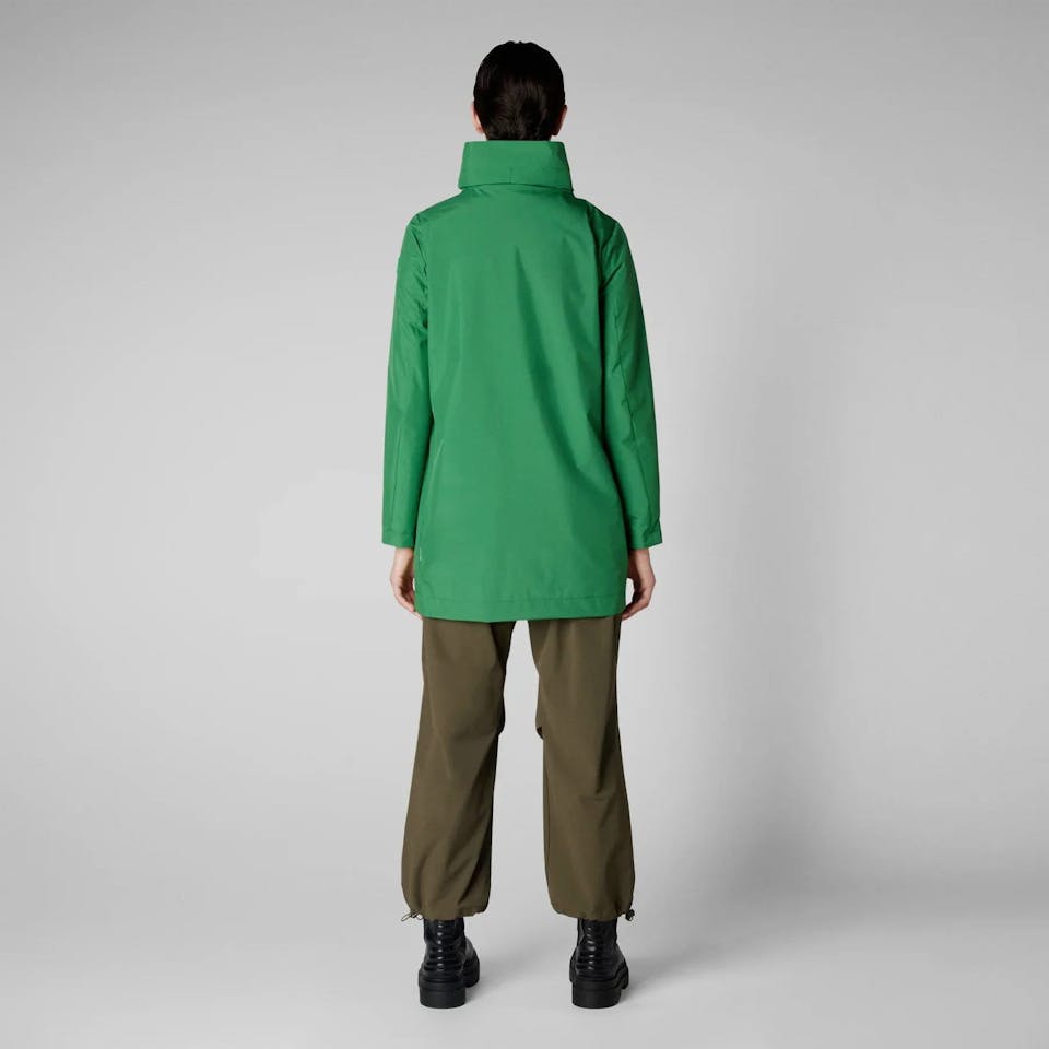 Save The Duck Women's Prisha Rain Coat Forest 02