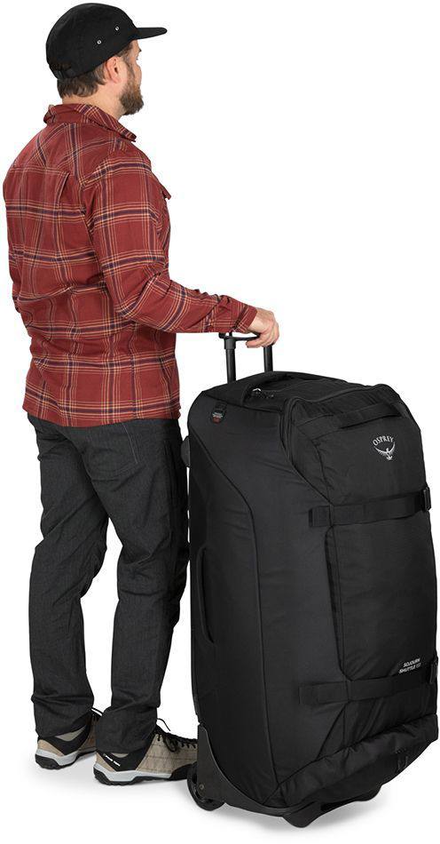 Osprey Sojourn Shuttle Wheeled Duffel 130L Musta 08