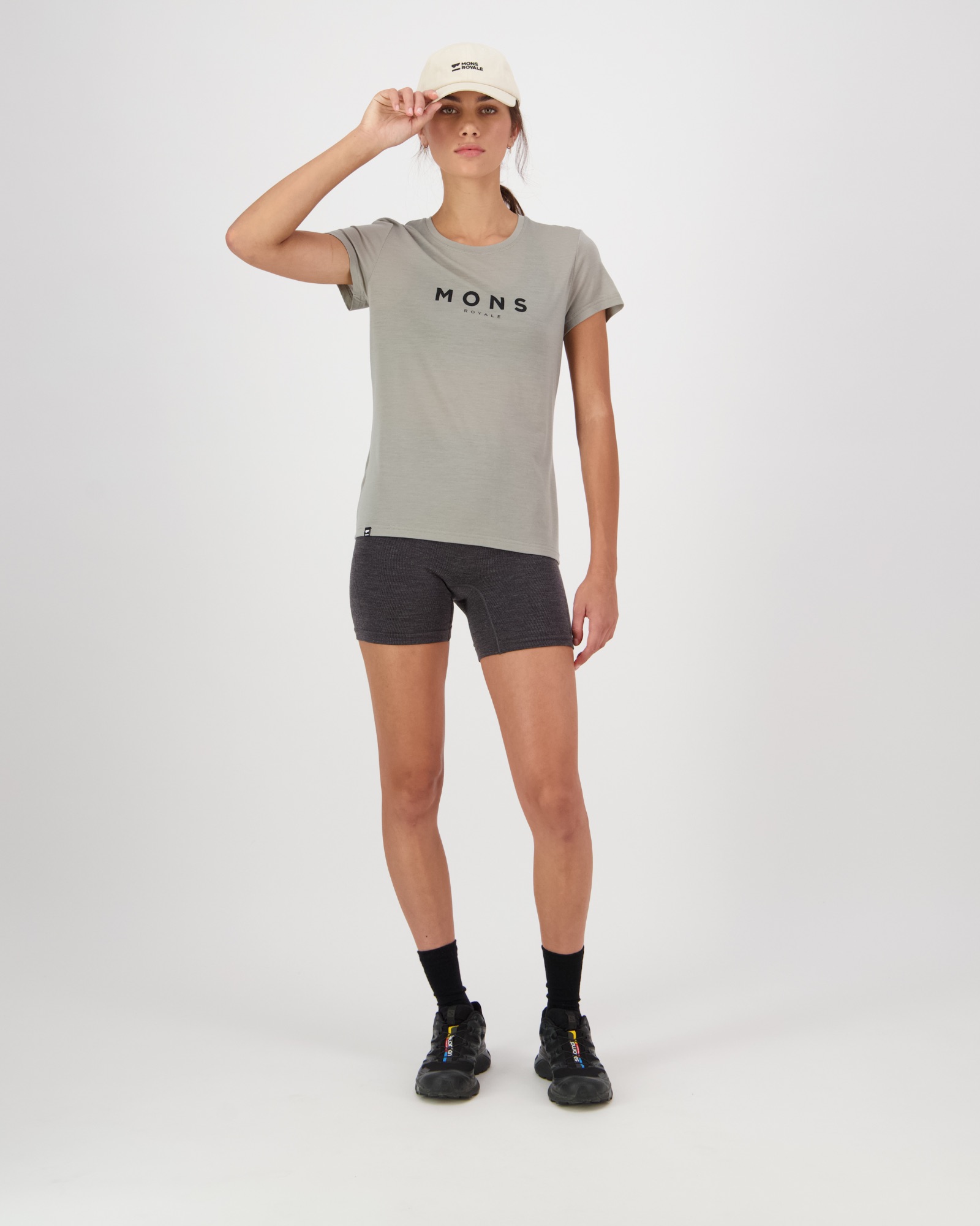 Mons Royale Women's Icon Tee Dried Sage 02