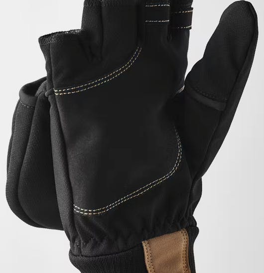 Hestra Windbreaker Pull Over Mitt Black 02