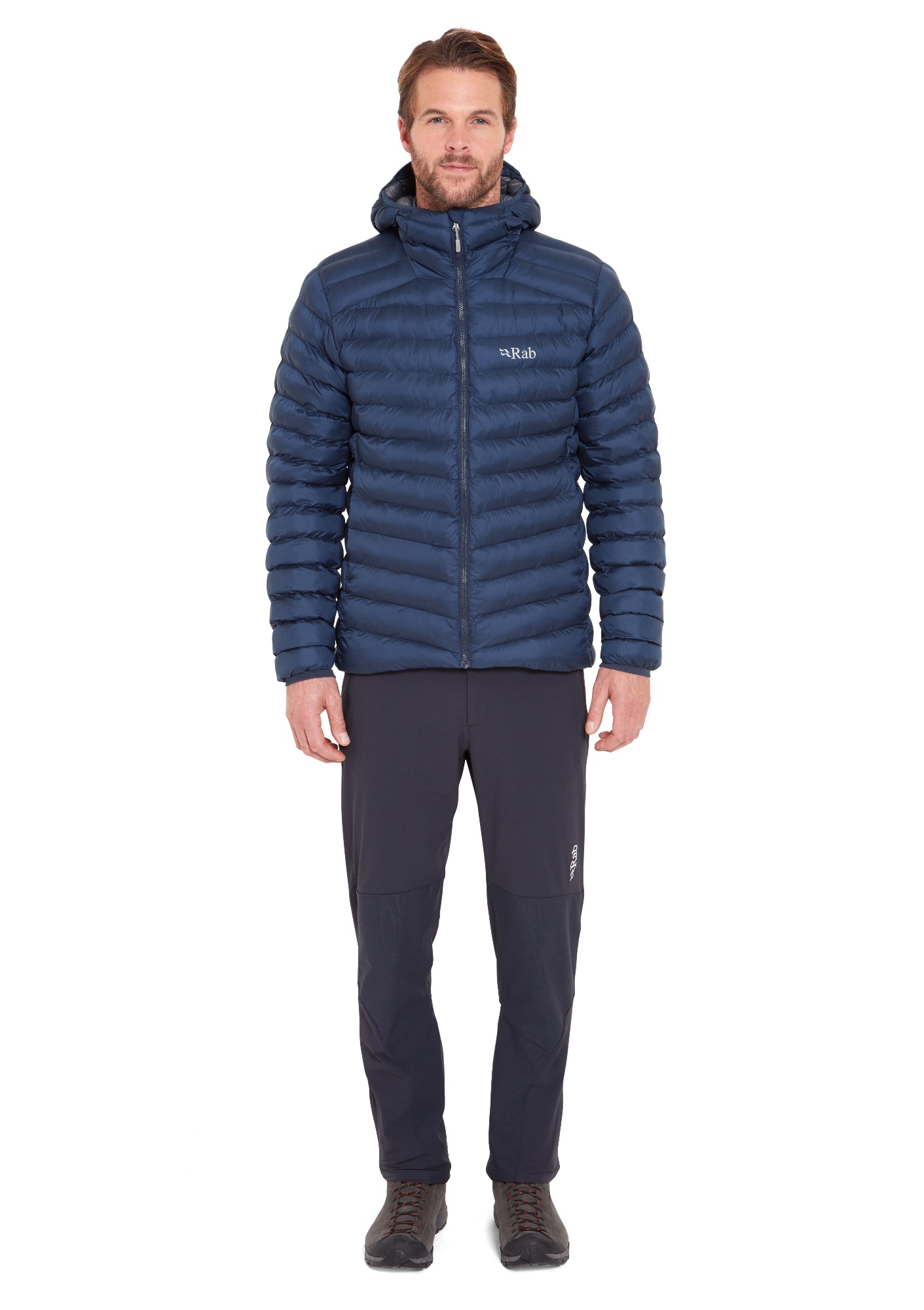 Rab Men's Cirrus Alpine - Miesten kevyttoppatakki Tempest Blue 06