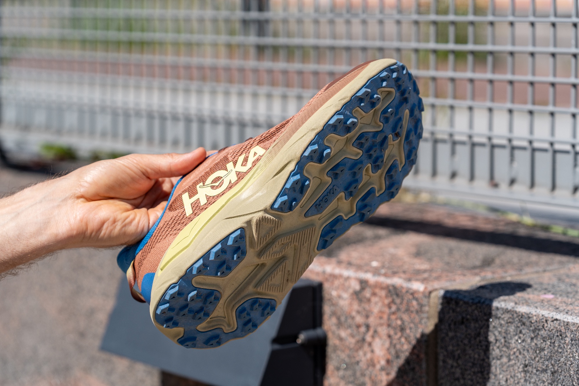 Hoka Men's Challenger 8 Jade / Truffle Salt 26