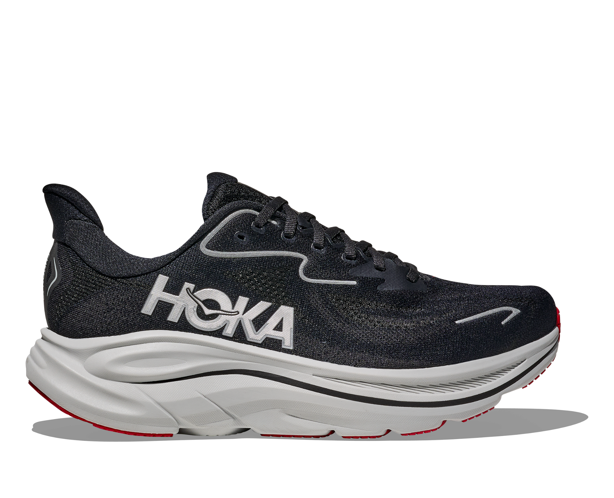 Hoka Men's Clifton 10 Musta / Valkoinen 01