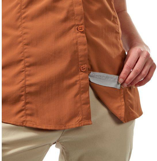 Craghoppers Nosilife Adventure II W SS Shirt Brown 04