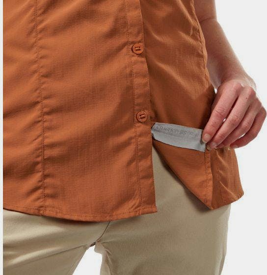 Craghoppers Nosilife Adventure II W SS Shirt Ruskea 04
