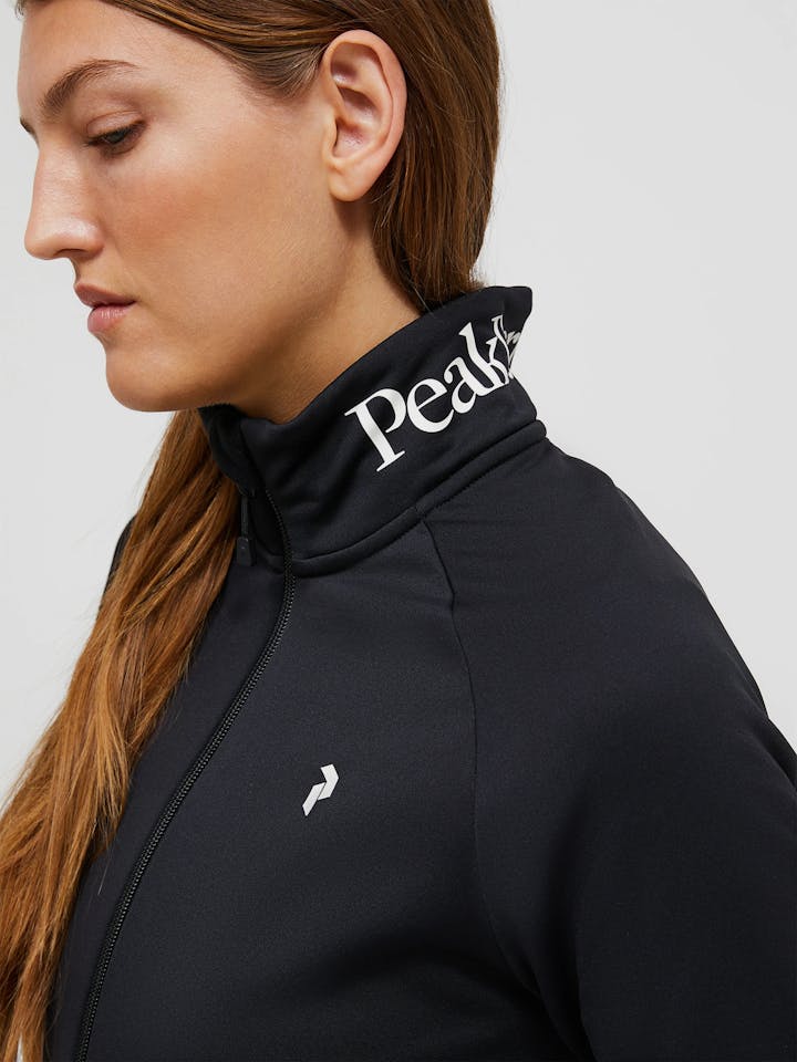 Peak Performance Women's Rider Essentials Midlayer Zip Black 03