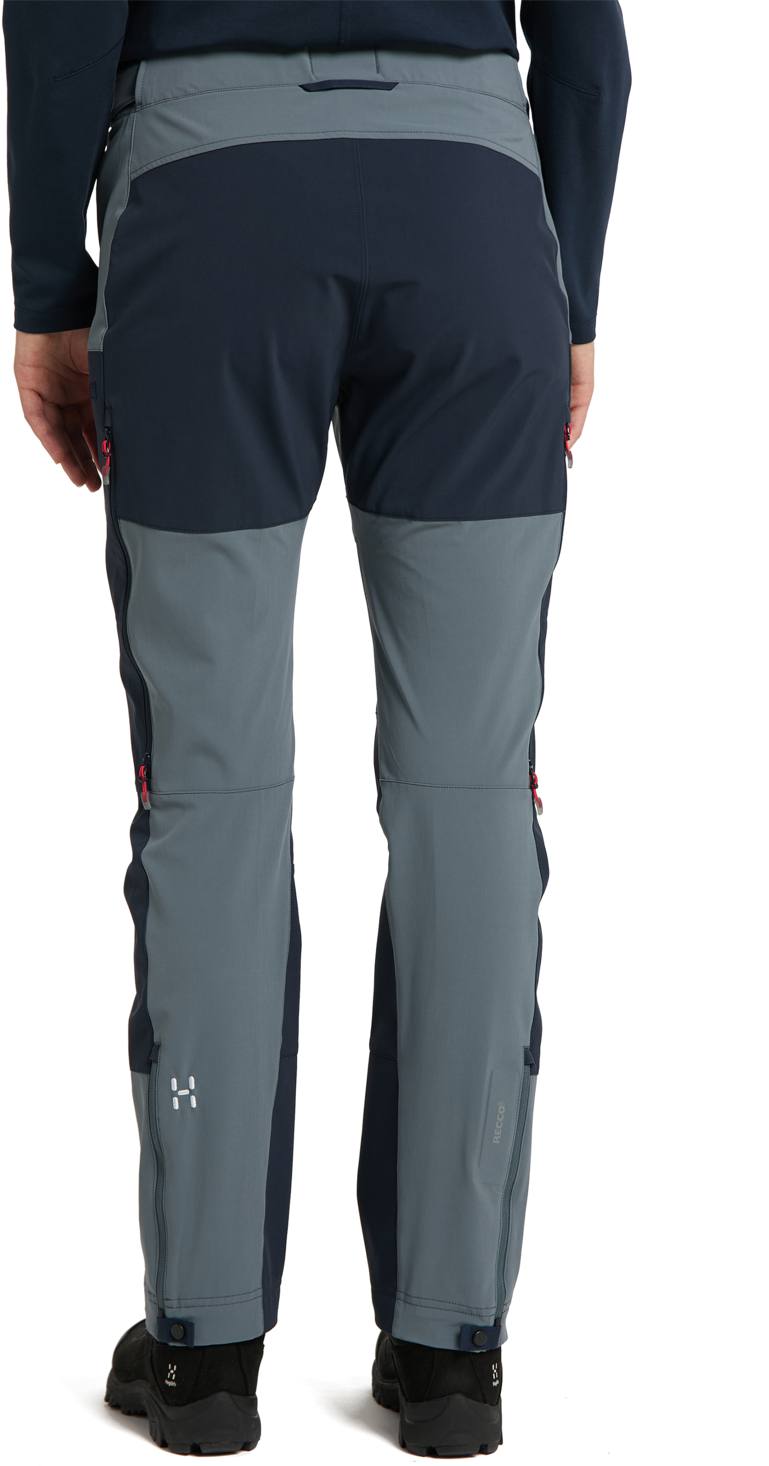 Haglöfs Women's ROC Sight Softshell Pant Steel Blue 03
