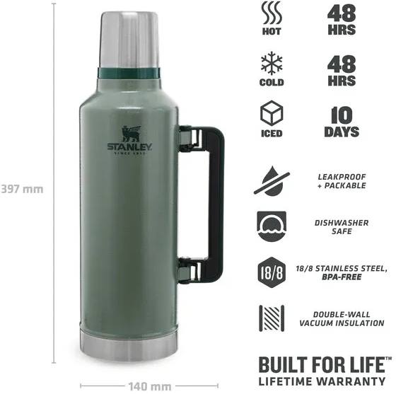 Stanley The Legendary Classic Bottle 2,3L Green 02