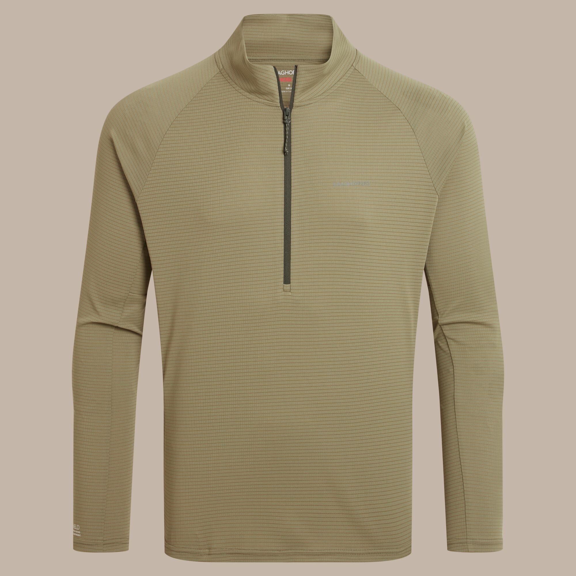 Craghoppers Men's Solarshield+ Half Zip Top Cardamon 05