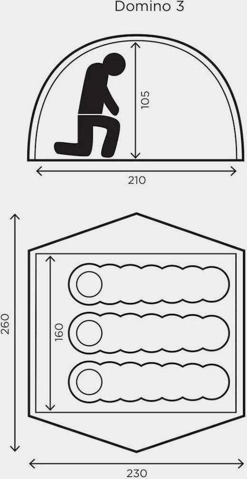 Halti Domino 3 Vihreä 03