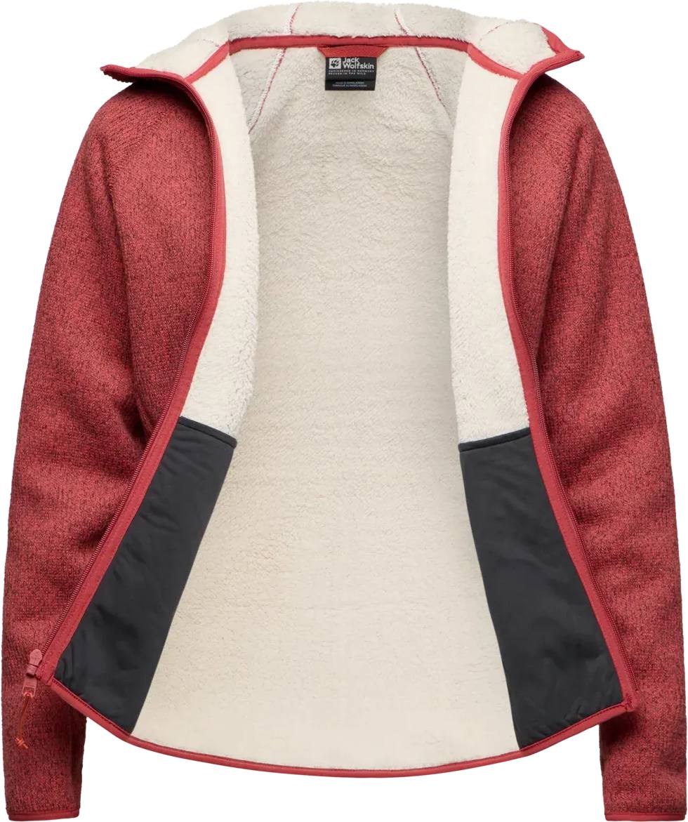 Jack Wolfskin Women's Kaminfeuer Hooded Coral 05