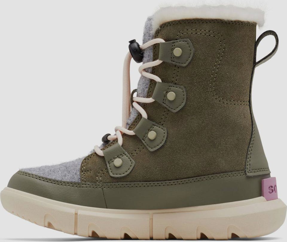 Sorel Youth Explorer Lace Waterproof Stone 04