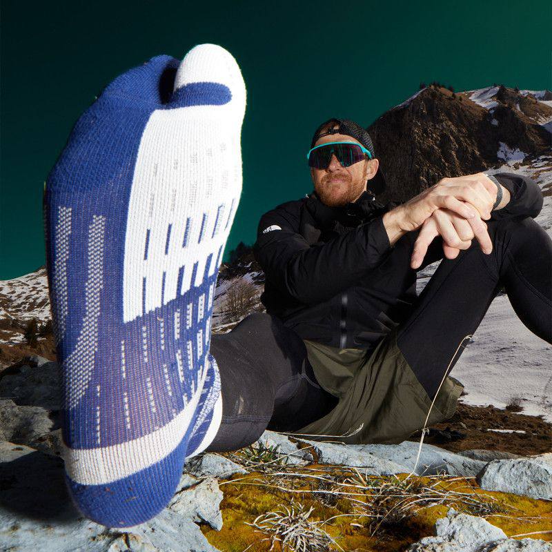 Sidas T-Free Run Trail Crew Sininen / Harmaa 05